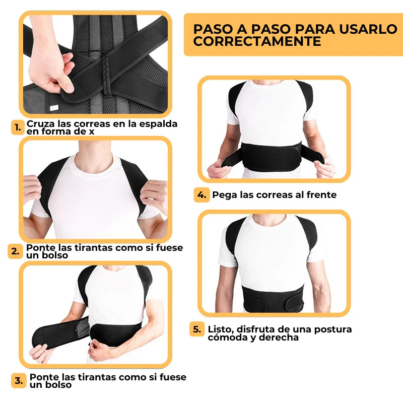 PostureElite™ - Corrector de postura ergonómico